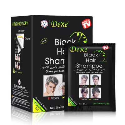 DEXE BLACK HAİR SHAMPOO 10 PAKET+ELDİVEN