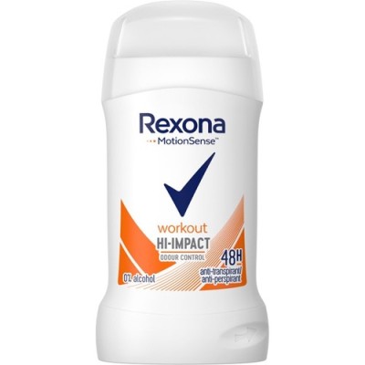 Rexona Women Workout Hi-Impact Anti- Perspirant Stick 40 Ml Rexona Women Workout Hi-Impact Anti- Perspirant Stick 40 Ml